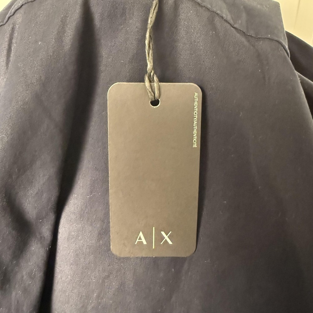NWT Armani Exchange Jacket Mens Small Milano Edition Loose Fit Zip Front SS24 - Picture 6 of 11